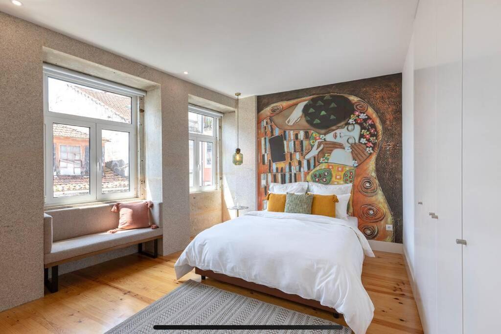 The Kiss - 1 Bedroom Apt With Terrace Porto Luaran gambar